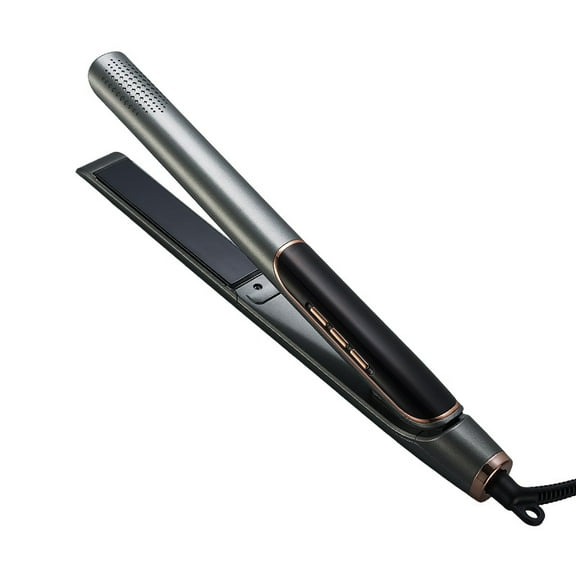 CNV Intelligent Ceramic Flat Iron for Smoothing and Curling, Advanced Ionic Tech with Precision LCD Temperature Control, 360 ° Swivel Cord Salon Styling Tool