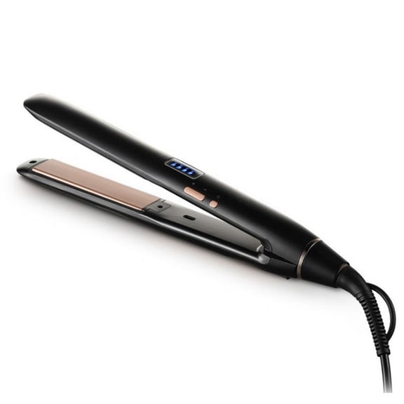 CNV Intelligent Ceramic Flat Iron for Straightening and Curling, Advanced Ionic Tech with 3D Floating Plates for Zero Snagging, 360 ° Swivel Cord Salon Styler
