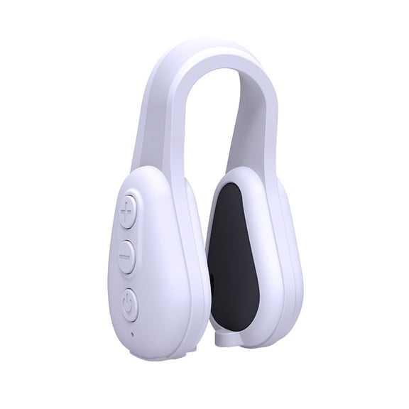 CNV Intelligent Facial Muscle Vitalizer with EMS Micro-pulse, Portable Nasal Area Massage Device for Daily Wellness and Skin Firming, USB Rechargeable, Soft White