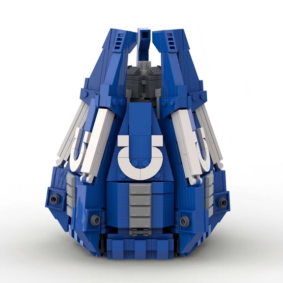 CNV MOC Compatible with Major Bricks, Warhammer 40K Ultramarines Drop Pod Building Blocks Model, Space Marine Assembly Bricks Set, Educational DIY Toy Gift for Kids