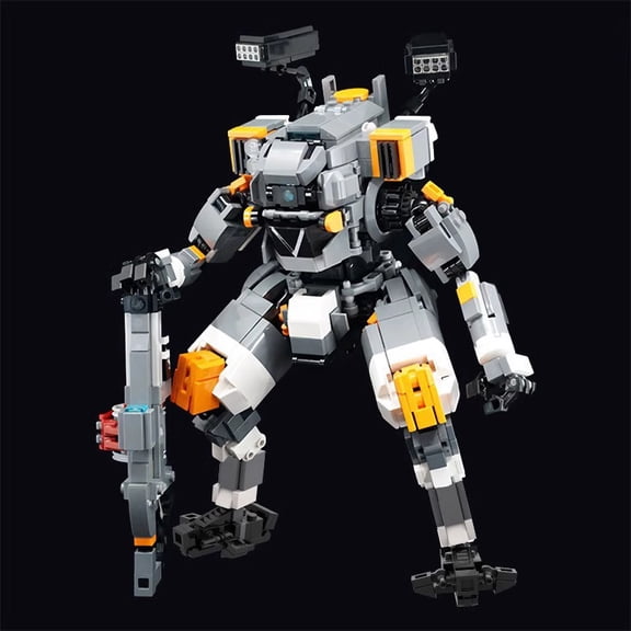 CNV MOC Vanguard-Class Titan FS-1041 Robot Building Blocks Set, Mecha Action Figure Model, Compatible Bricks Assemble Toy for Collection & Display