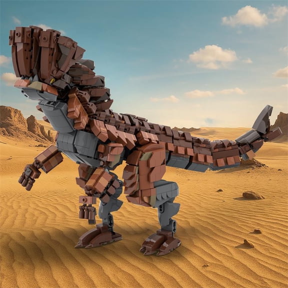 CNV Monster Hunter Barroth Building Blocks, MOC-137759 Dinosaur Monster Model Kit for Adults
