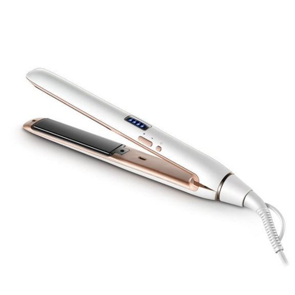 CNV Professional 2-in-1 Hair Straightener and Curler with 3D Floating Ceramic Plates, Adjustable Temp LED Flat Iron for Smooth Glide, Travel Ready Styling Tool