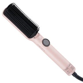 CNV Professional 2-in-1 Ionic Styling Comb with Cold Air Technology, Ceramic Tourmaline Heated Brush for Straightening and Volumizing, 10 Precise Heat Levels