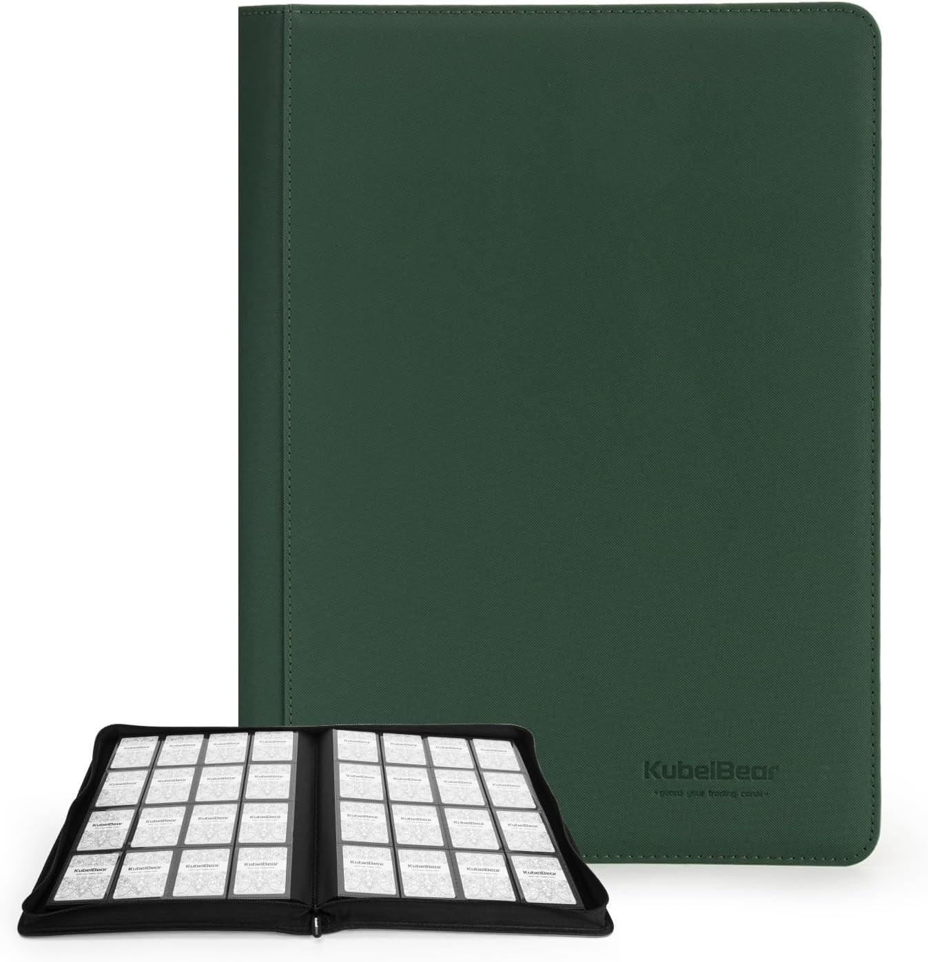 CNV Professional 720 Capacity Trading Card Binder with Zipper, 9-Pocket Waterproof PU Leather Card Collector Album for TCG and Sports Cards