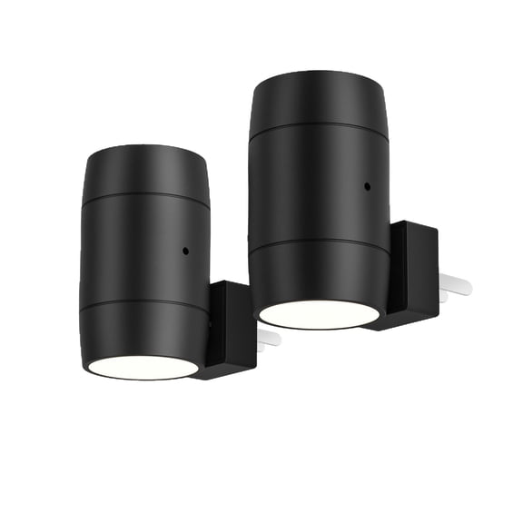 CNV Professional Dimmable Plug-in LED Night Light with 270 Rotating Head, Adjustable Brightness (0-100LM) Smart Dusk to Dawn Sensor Light, Warm White 3000K for Hallway and Bedroom