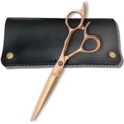 CNV Professional Gold Hair Cutting Shears - 6 Inch Japanese Steel VG10 Hairdressing Scissors - Premium Barber Salon Scissors for Precision Haircutting, Styling & Texturizing