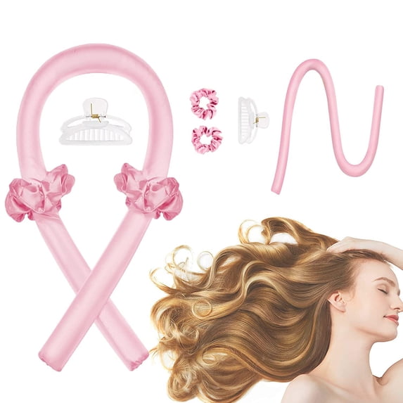 cnv-professional-heatless-curling-rod-headband-set-silk-satin-ribbon