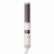 CNV Professional Ionic Cold Air Styling Brush for Instant Root Lift and Volume, 2-in-1 Smoothing Comb with 360   Cool Breeze Lock, LCD Display