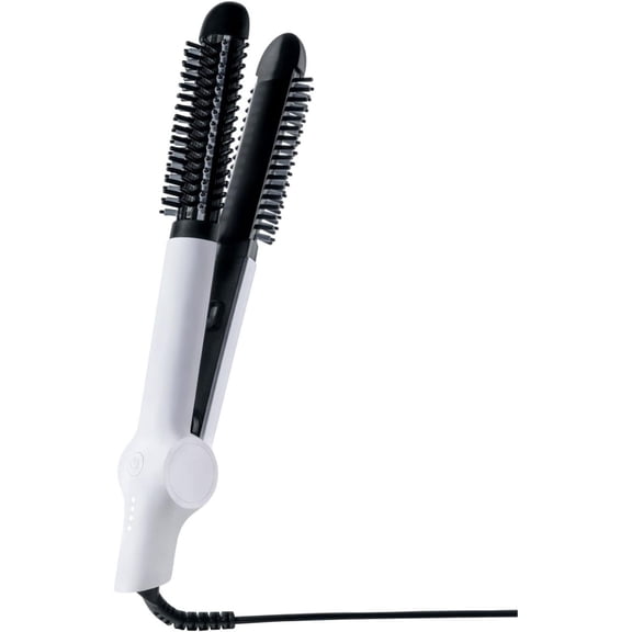 CNV Professional Ionic Heated Round Brush for Voluminous Styles and Shine, Ceramic Hair Styling Tool for Root Lift and Smoothing, Anti-Frizz Thermal Brush with Adjustable Temperature