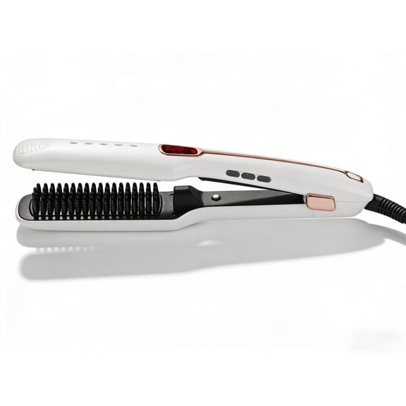 CNV Professional Steam & Infrared Hair Straightener, Salon-Grade Styling Tool for Frizz-Free Straightening