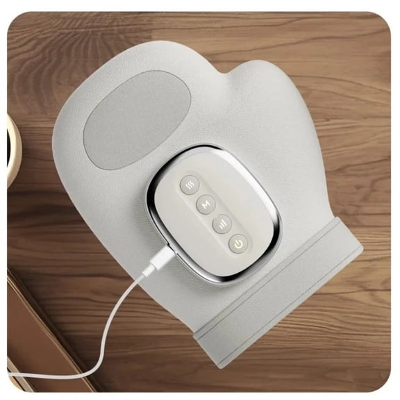 CNV Professional Wireless Hand Massager with 360 Air Compression and Heat, 3-Mode Cordless Hand Spa Tool for Fingers and Palm Relaxation, Portable Beauty Device for Men and Women, White