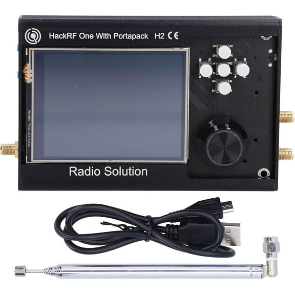 CNV SDR Transceiver with Wide Frequency Range - Full-Featured Portable Radio Compatible with PortaPack H2 - Radio Receiver for Enhanced Communication