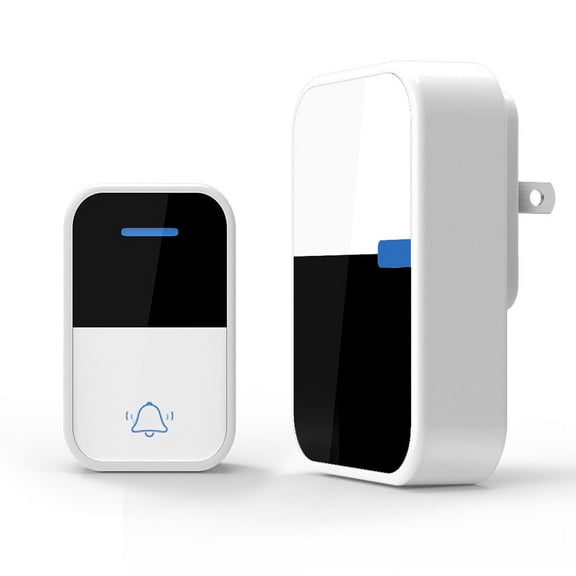 CNV Self-Powered Wireless Doorbell, No Battery Required, IP44 Waterproof with 38 Ringtones & 4 Volume Levels