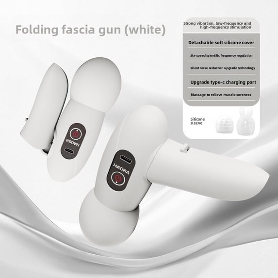 CNV Smart Folding Mini Massage Gun with 6 Speed Levels, Portable ...
