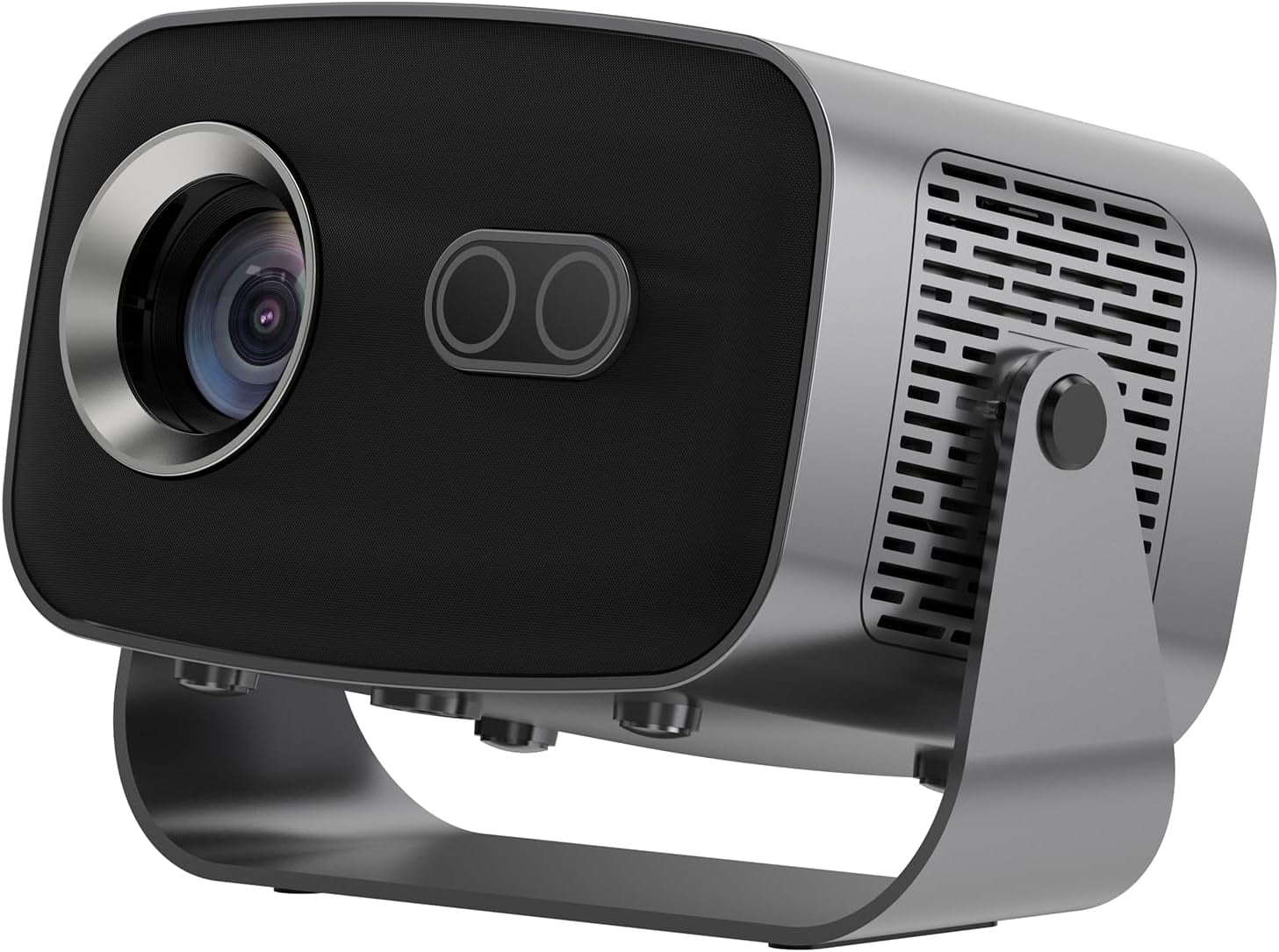 CNV Smart Mini Projector with WiFi and Bluetooth,supports 1080P Portable,supports 4k Outdoor Portable Projector,Wireless mirror screen mirroring