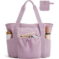 thumbnail image 1 of CNV Tote Bag for Women, Tote Shoulder Bag with Laptop Compartment and Zipper Handbag for Travel, Work, 1 of 12