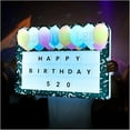 thumbnail image 1 of CNV VIP Bottle Service Sign for Clubs Bar Party, LED Letter Bottle Presenter, Handheld Light Box Sign Kit with 52 Letters, 20 Number Cards, 1 of 8