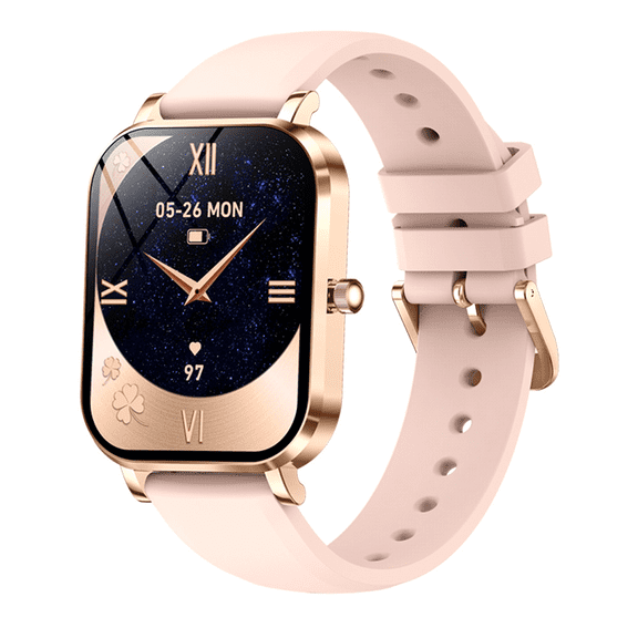 CNV Waterproof Women Smart Watch with Sedentary Reminder, Breathing Training & Female Health Monitoring for Ladies