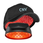 CNV Wearable Red Light Cap for Scalp Wellness, Discreet Hands-Free Light Device with Flexible Insert for At-Home Hair Care Routines, Portable & Rechargeable, BLACK168Lasers