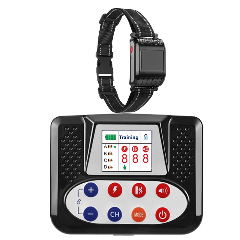 CNV Wireless Dog Fence System with Portable Transmitter, Intelligent Invisible Pet Boundary Training Tool with Adjustable Signal Range, Waterproof & Rechargeable Safety Collar for All Breeds