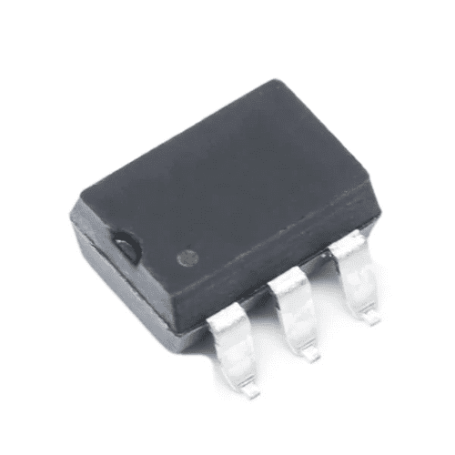 CNY17-3-300E Optoisolator Transistor with Base Output 5000Vrms 1 Channel 6SMD :Rohs