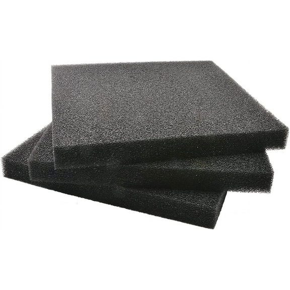 CNZ Bio Sponge Media Large 17.5" x 17.5" x 2" Cut-to-fit Foam Course for Fish Pond Aquarium Fish Tank, 3-pack