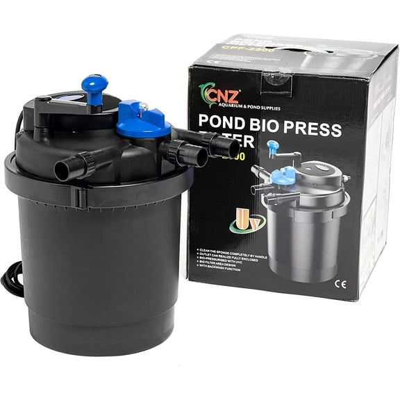 CNZ CPF2500 Bio Pressure Pond Filter, Plastic Black