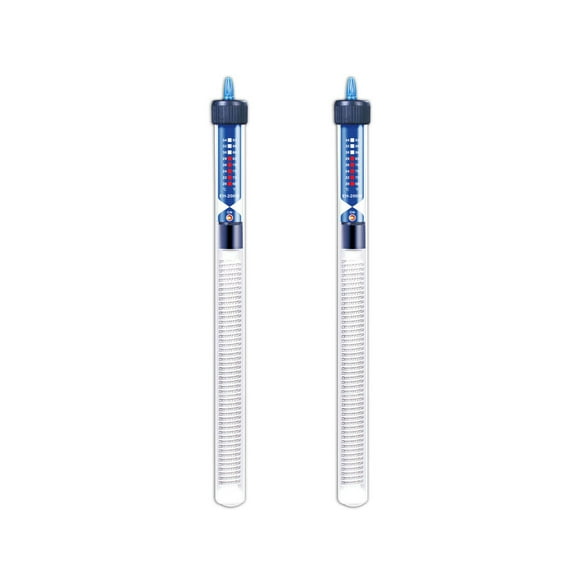 CNZ EH-200W 200W Aquarium Glass Submersible Heater, 2-Pack