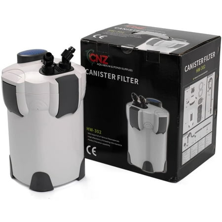 CNZ HW-302 265GPH Aquarium Canister Filter with Meida Kits