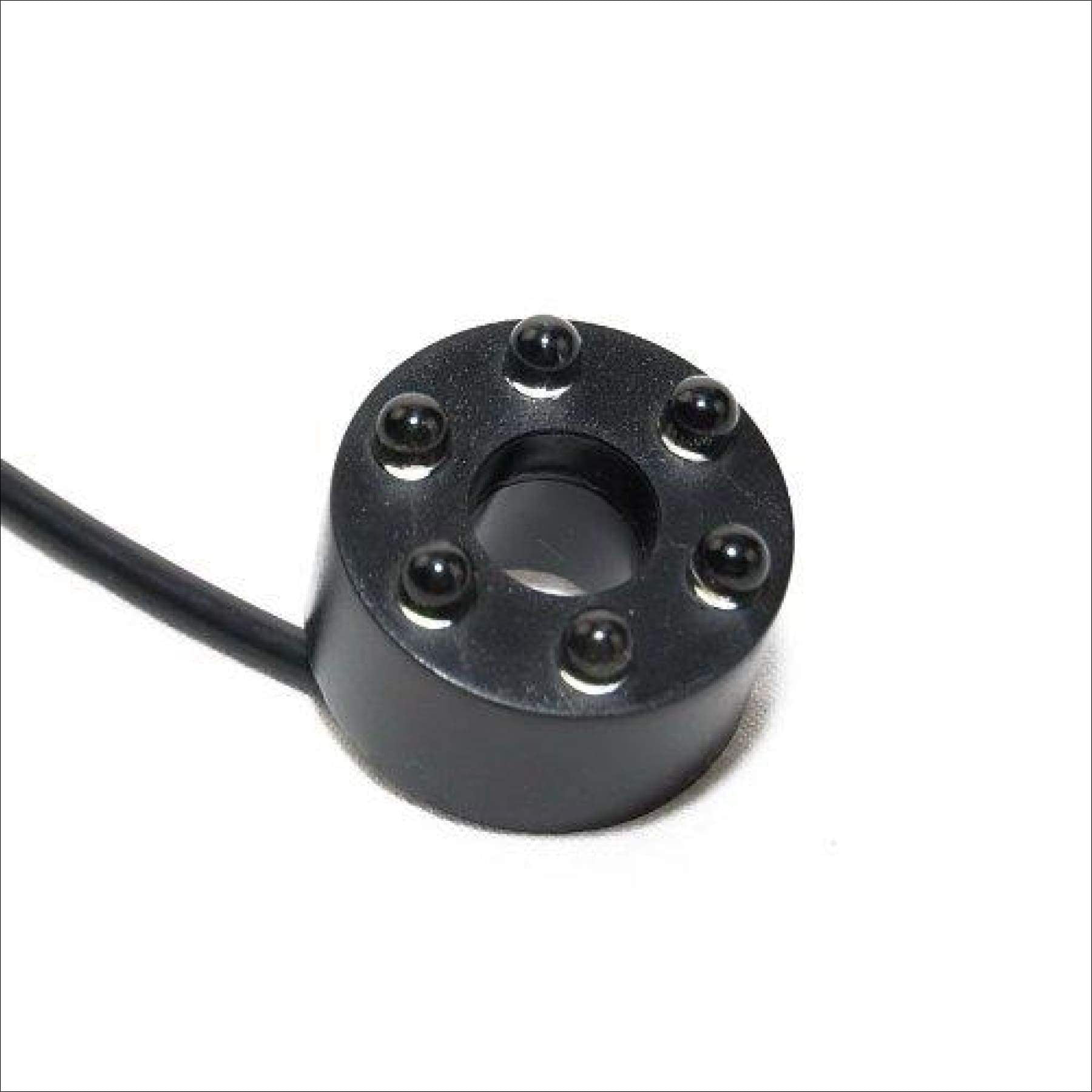 Black Plastic Submersible 6-LED Fountain Ring Light