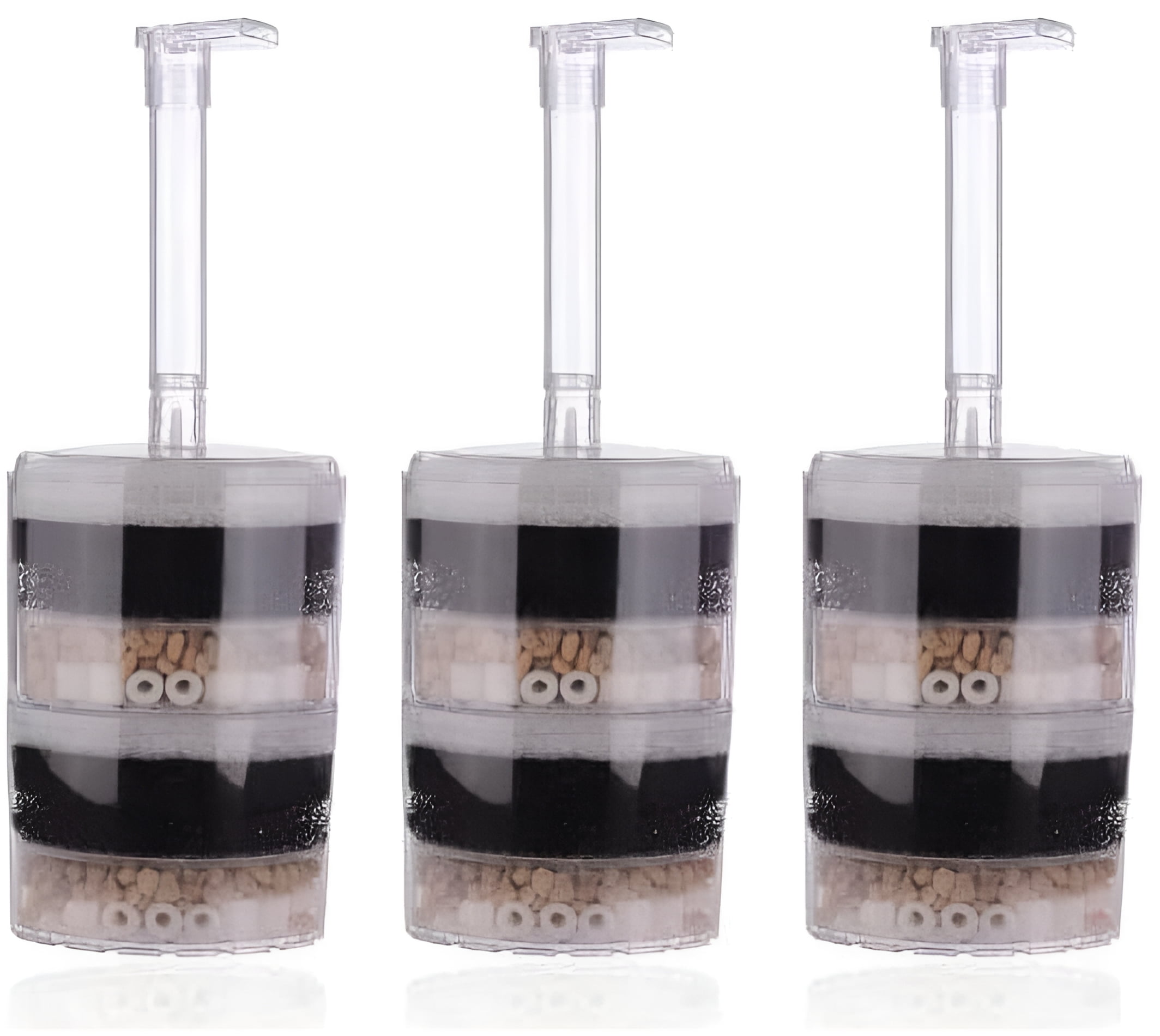 CNZ XY-2010 Corner Filter Air Driven Bio Sponge 11-inch, 3-Pack