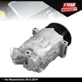 thumbnail image 1 of CO 29072C A/C Compressor & Clutch For Nissan Sentra 2013-2019 Tsuru 2014 2015, 1 of 14
