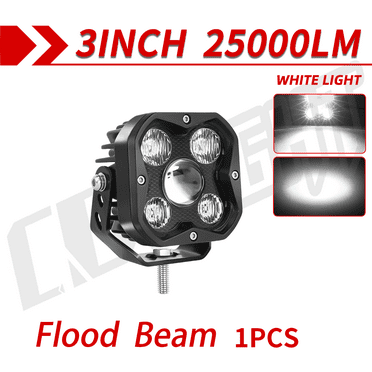 CO LIGHT 4 inch LED Light Bar Offroad Fog Driving Lights LED Tractor Work Lights Spot Flood Beam for Truck Boat ATV UTV 12V 24V