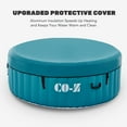 thumbnail image 1 of CO-Z 2-4 Person Inflatable Hot Tub 6ft Indoor Outdoor Spa with 120 Jets Cover Pump Green, 1 of 11