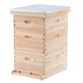 thumbnail image 1 of CO-Z 20 Deep Frame & 10 Medium Frame With 3 Brood Boxes Hive Frame/Bee Hive Frame With Metal Roof for Beekeeping, 1 of 7