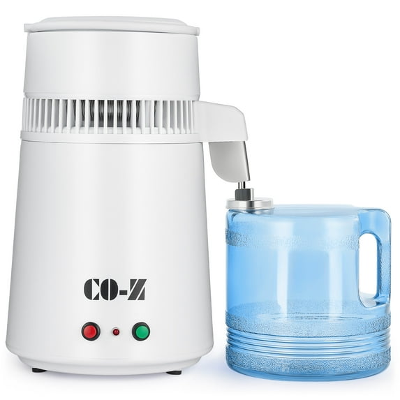CO-Z 4L Home Water Distiller 750W 1.5L/H Stainless Steel Interior