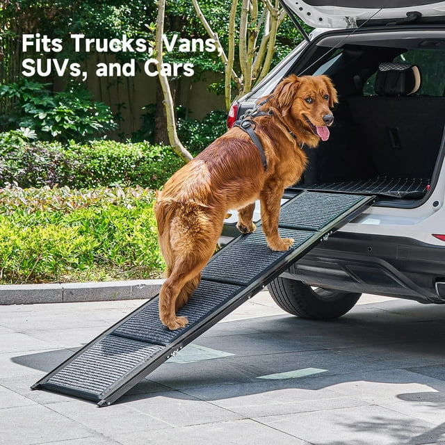 CO-Z 67" Folding Dog Ramp for Car Truck SUV Portable Pet Ramp for Large Dogs