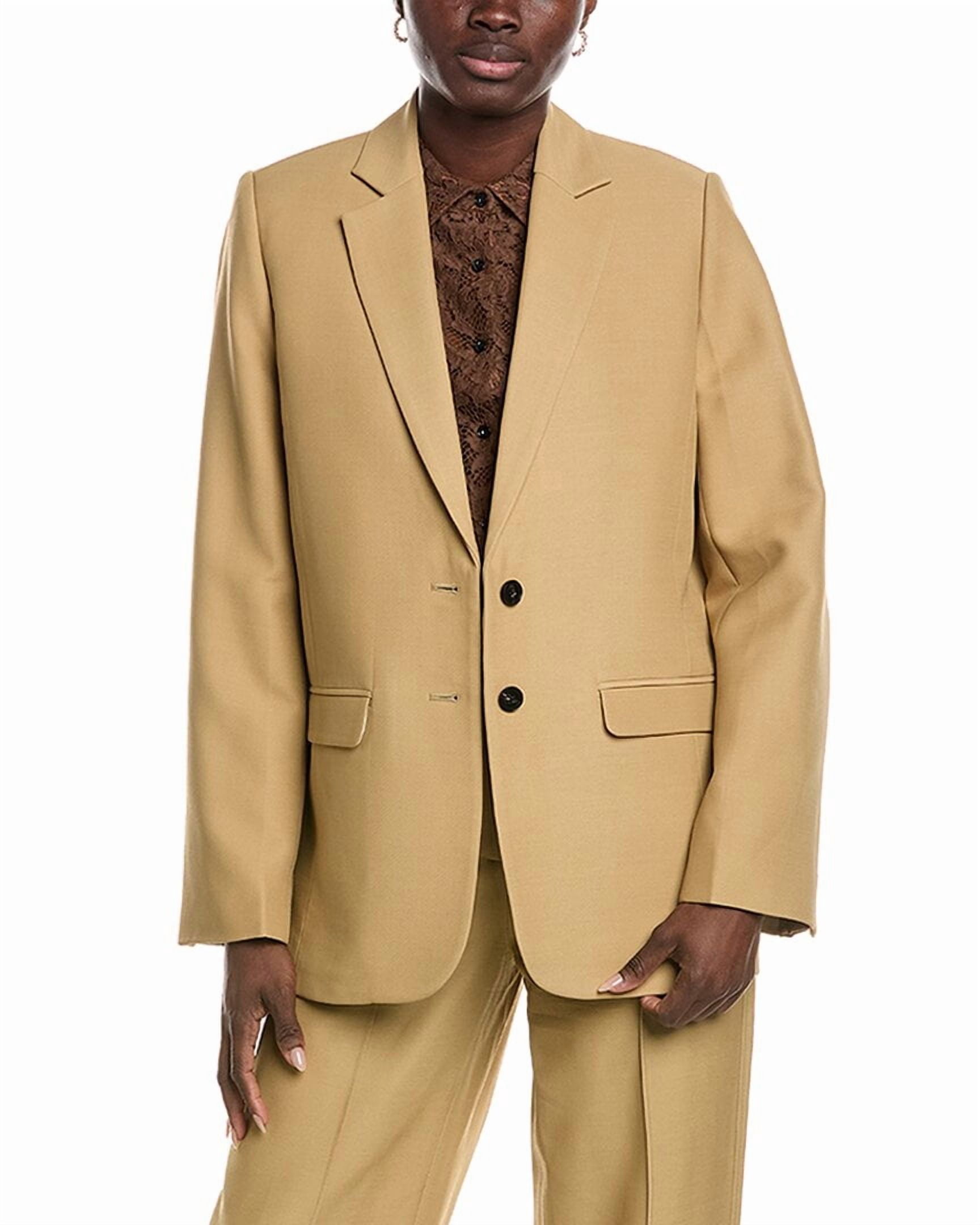 Co Boxy Wool-Blend Blazer Women's