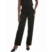 CO womens Tailored Wool Straight Pant, 4, Black
