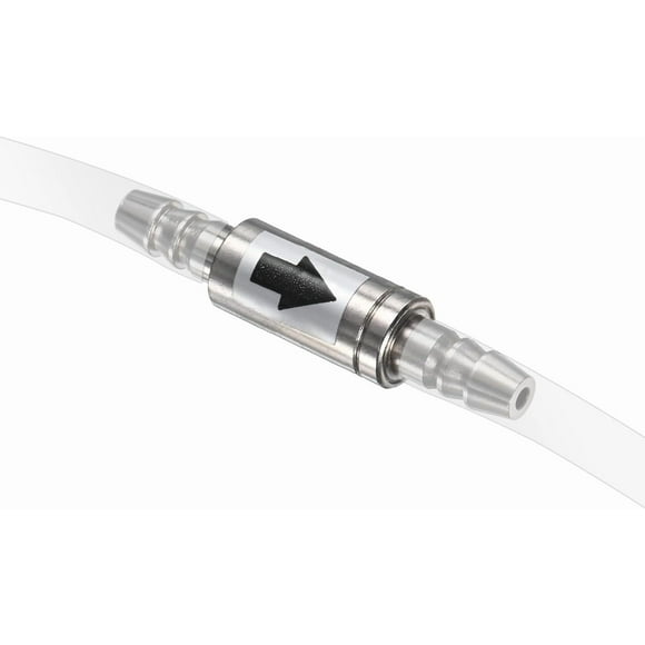 CO2 Check Valve Aquarium, One Way Stainless Steel Check Valve for Aquarium Co2 System Diffuser/High Power Air Pumps/Fish Tank, Non-Return Aquarium Air Valve
