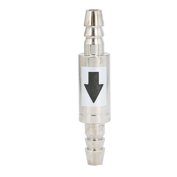 CO2 Check Valve, Stainless Steel CO2 Check Valve Aquarium CO2 Line Tubing Carbon Dioxide Check Valve For Water Tanks For CO2 Supply Systems For Fish Tanks