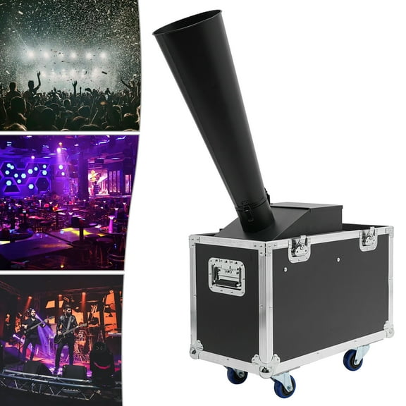 CO2 Confetti Machine with Flight Case Confetti Blaster Jet 19.68 ft