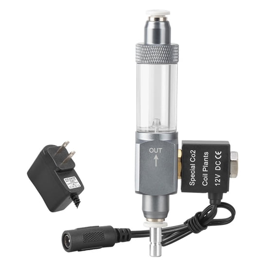 CO2 Controller With Integrated Check Valves Optimizes Plant In Fish Tanks Hydroponic Garden