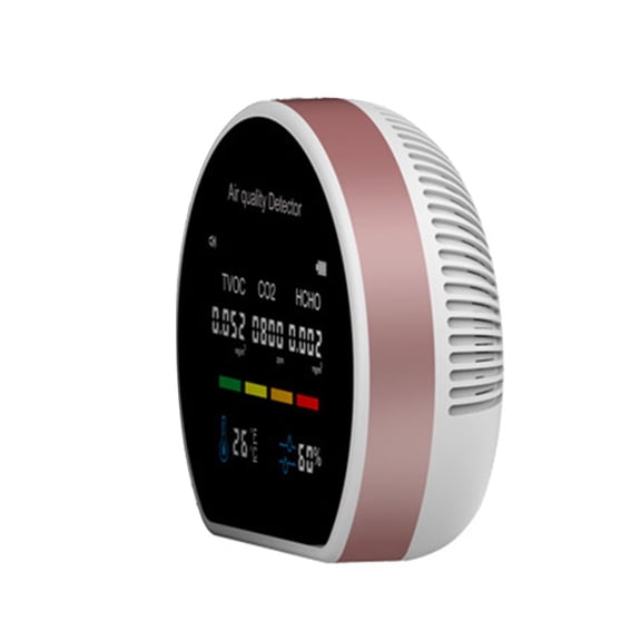 CO2 HCHO TVOC Detector with High Accuracy Air Quality Monitor Temp Humidity Test