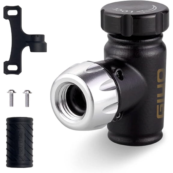 CO2 Inflator for Bike Tires - Presta & Schrader | Safe Air Flow Control Valve | All Metal CNC Machined Taiwan Made (GC08SE)