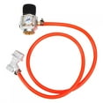 CO2 Mini Gas Regulator Portable CO2 Charger Pressure Meter Homebrew