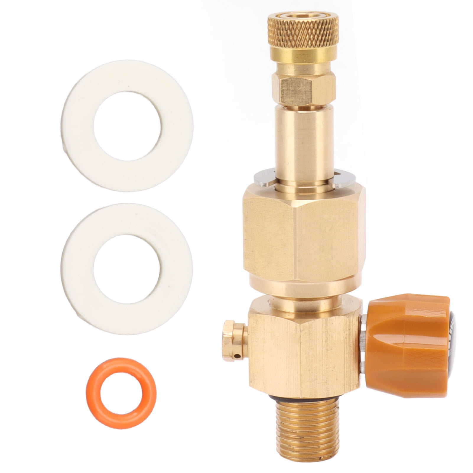 CO2 Tank Refill Valve 5/8‑18unf Brass CO2 Cylinder High Pressure Female