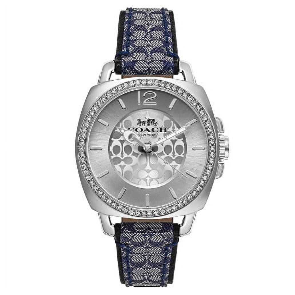 COACH Boyfriend Navy/Silver One Size
