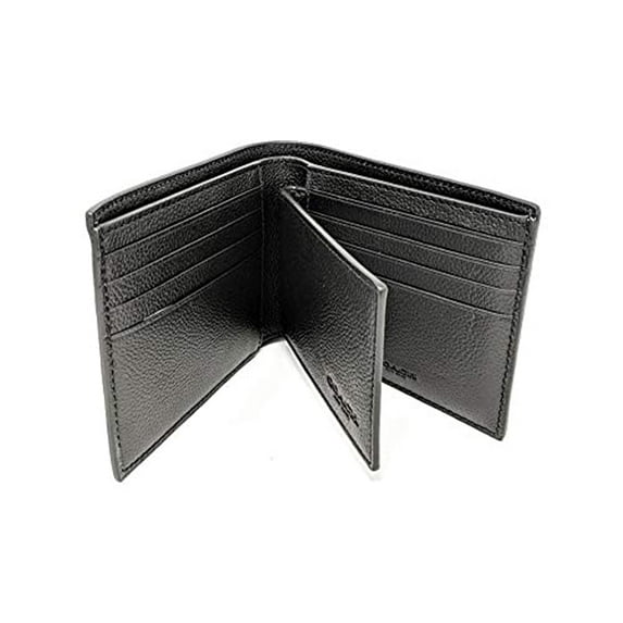 Coach F74991 Compact ID Wallet In Sport Calf Leather Black